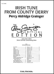 Irish Tune from County Derry band score cover
